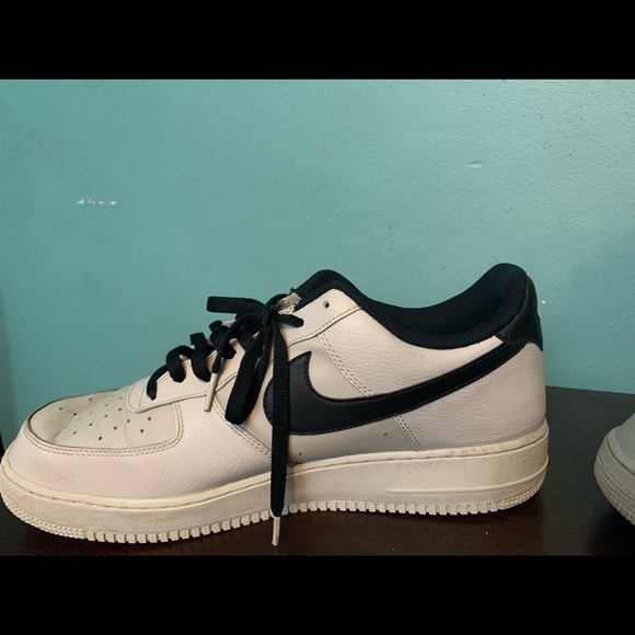 Nike Air Force 1 size 14 silver and black - Picture 4 of 10